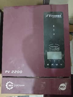 Fronus inverter PV 2200 slightly used with solar