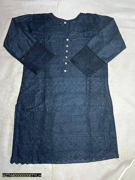 3 pc woowman unstitched cotton silk embroidered suit 4