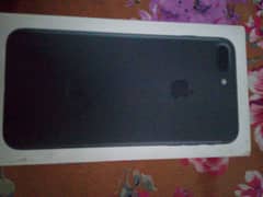Iphonne 7 plus with box only 0
