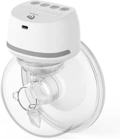 Bellababy Wearable Breast Pump with 24mm Flanges, 1PC Gray