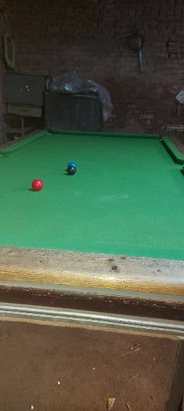 snooker table 4×8 good condition 4