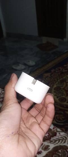 Apple 20 watt adapter and type c to lightning cable
