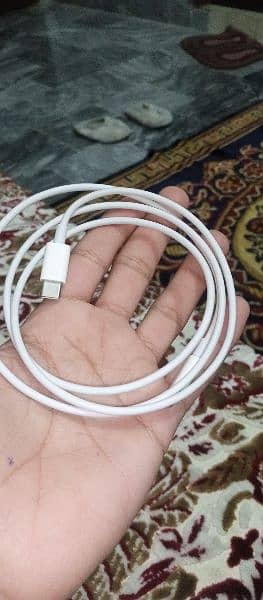 Apple 20 watt adapter and type c to lightning cable 1