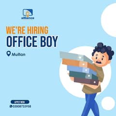 Office Boy required Age 16 to 20 years