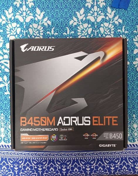 GIGABYTE AORUS ELITE GAMING B-450M GAMING MOTHER BOARD 0