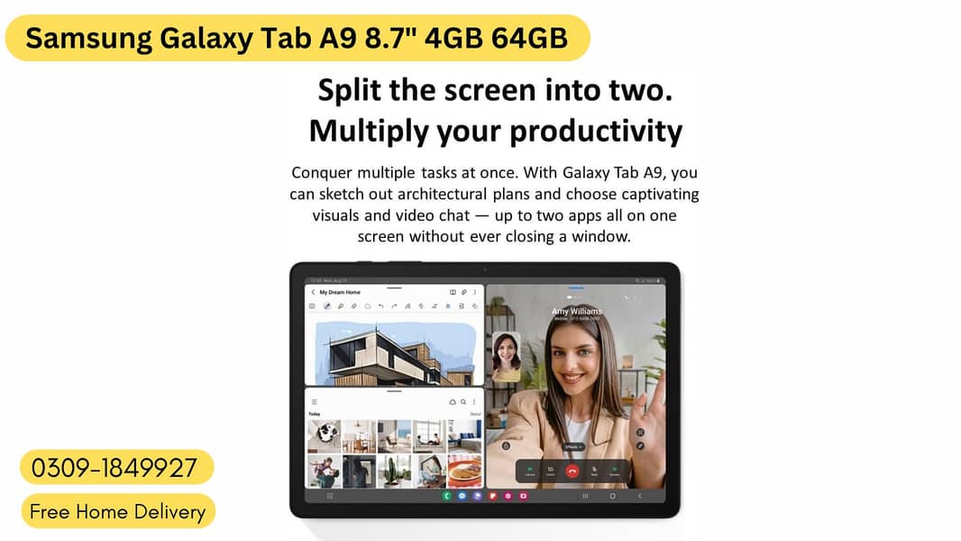 Samsung Galaxy Tab A9 & A9+ (Wi-Fi, 8GB RAM 128GB Storage) - New 1