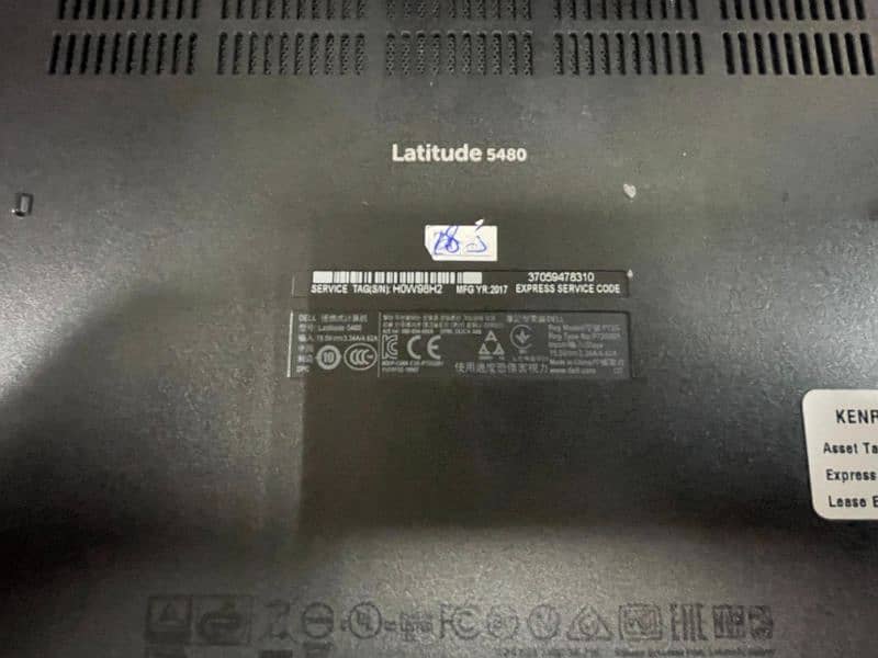 Dell Latitude 5480 i7 7th HQ 8 GB 256 GB M. 2 14" Fhd Imported laptop 2