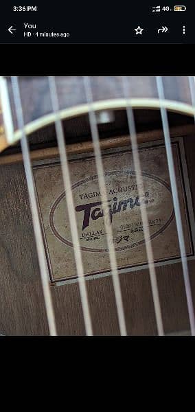 tajima dallas guitar semi acoustic in good condition 4