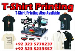 Tshirt printing in Lahore