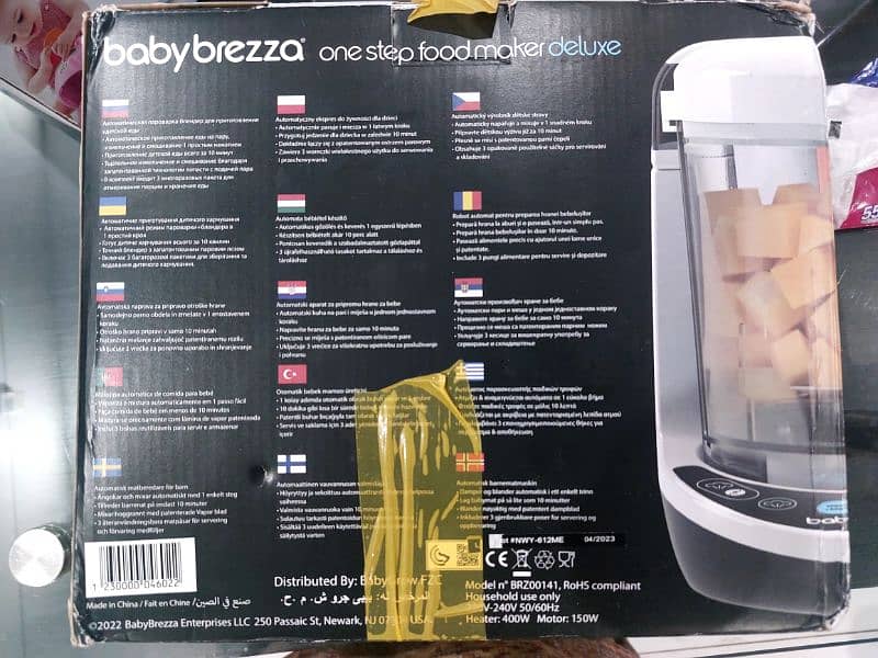 Baby Breeza 1 step Food Maker and Steamer 1