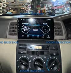 TOYOTA INDUS COROLLA GLI XLI SALOON 2010 ANDROID PANEL CAR LED LCD GPS