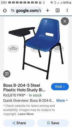 Boss students chairs for sale