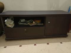 double bed and cupboard good condition.