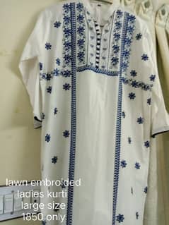 ladies and girls embroided kurties 0
