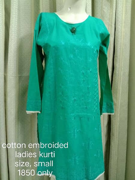ladies and girls embroided kurties 4