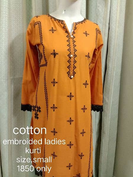 ladies and girls embroided kurties 5