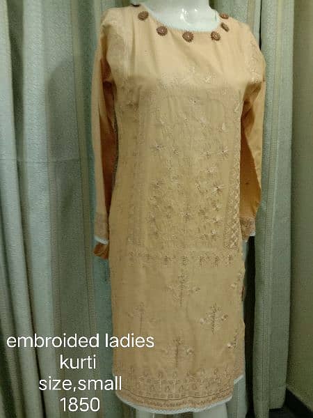 ladies and girls embroided kurties 6