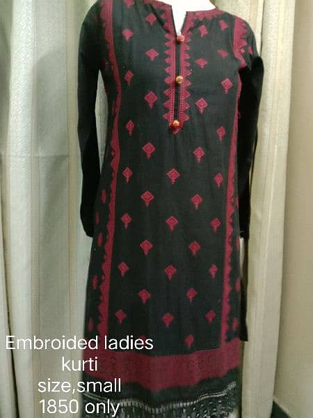 ladies and girls embroided kurties 7