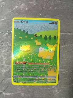 Pokemon Card **Ditto** Crown Zenith Trainer Gallery - Ultra Rare