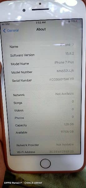 iphone 7plus 128GB pta approved 3