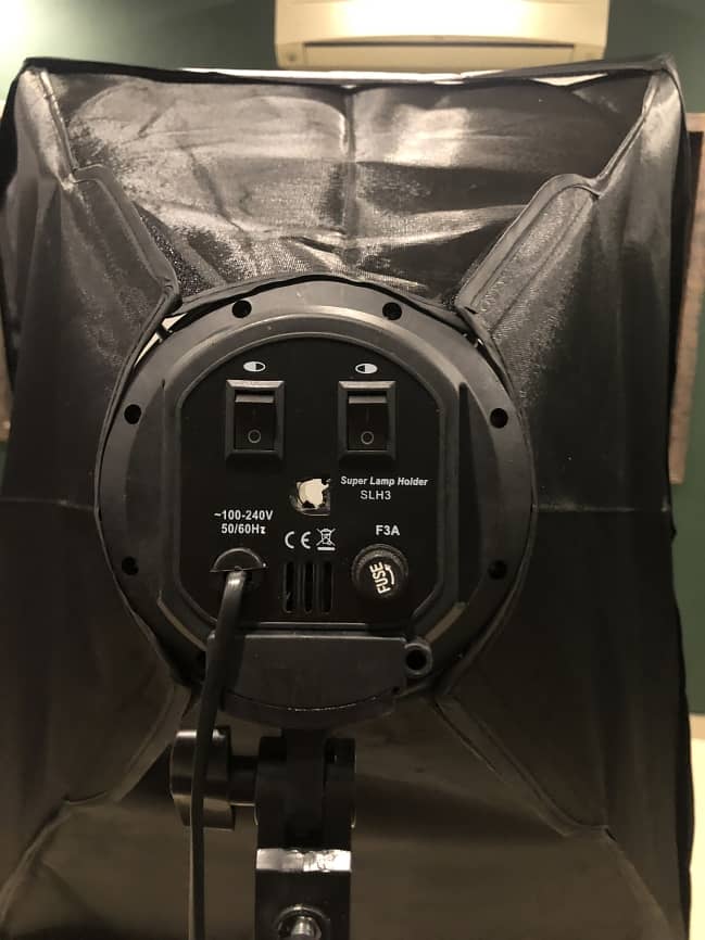 Studio Photography Lighting Softbox Kit Four Head Plug with stand 3