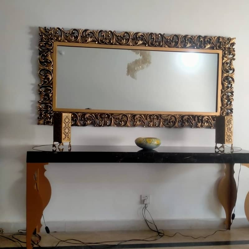 console with mirror / Console / Wooden console Table 2