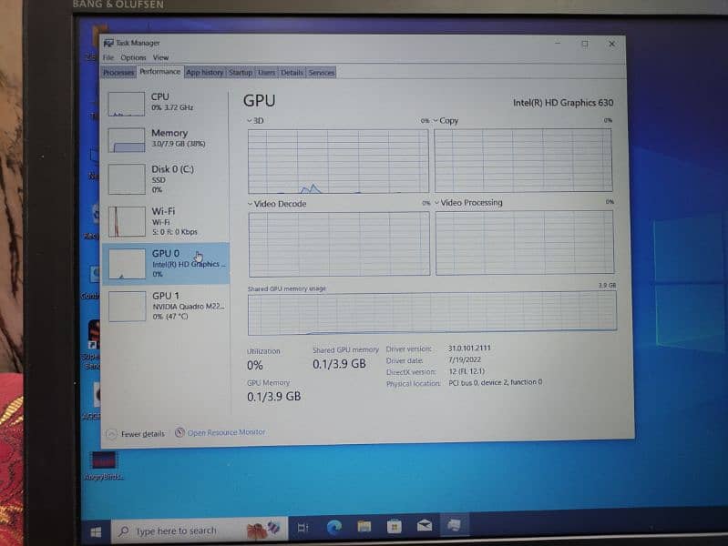 HP ZBOOK 15 G4 (Mobile Workstations) 4GB Nvidia Quadro M2200 6