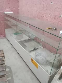 Display counter 8x2 5mm glass for sale