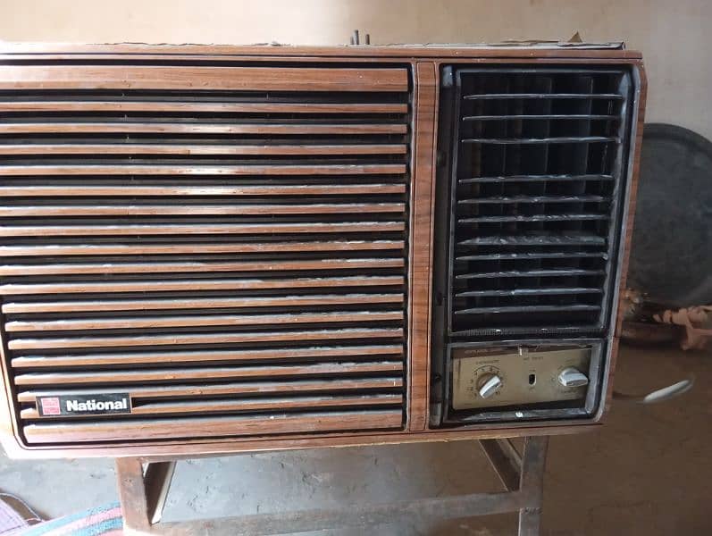 1.5 ton National window AC working smoothly urgent for sale 2