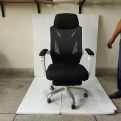 office revolving chair with foot rest