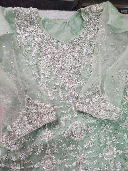 Bridal walima maxi dress 3