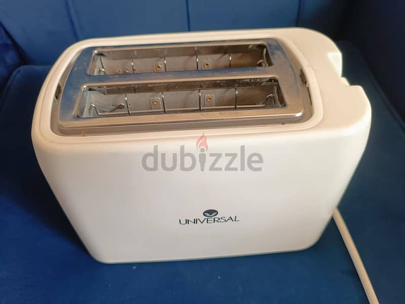 Universal 2 Slice Toaster (UN-038A) Toaster, White 1