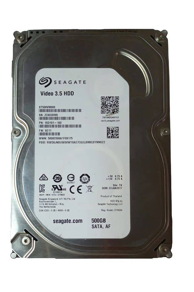 Hard Disk 500GB SATA For PC, Desktop Imported Branded Hard Drive 1