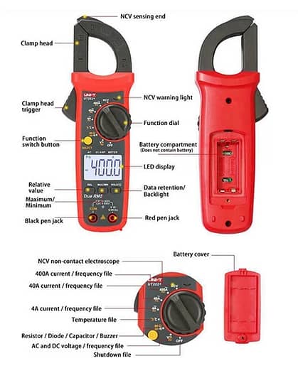 UT203+ Uni-T Digital Clamp Meter in Pakistan - tankitapa. com 1