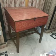 wooden desk and chair 0