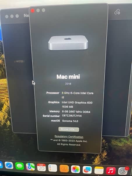 Apple Mac Mini 2018 Model A1993 2