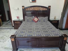 King Sized Wooden Double Bed for Sale