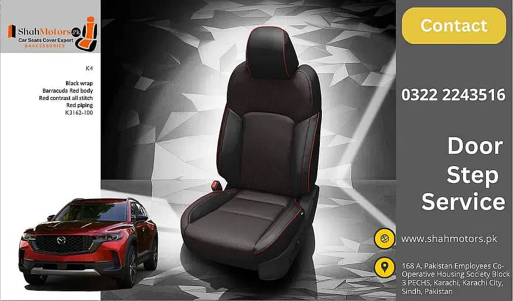 Factory of customise Car Seat Covers for honda Toyota price 20,000 8