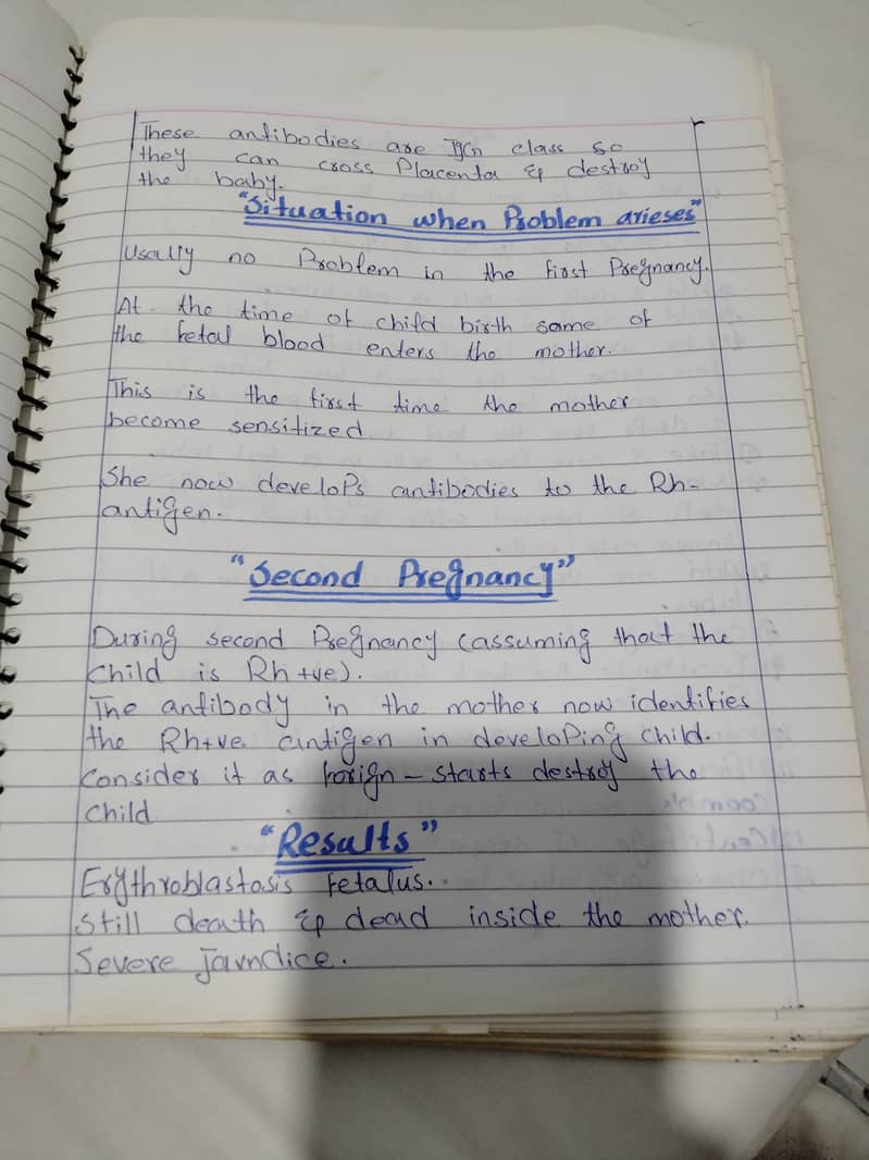 Handwritten assignment work 10