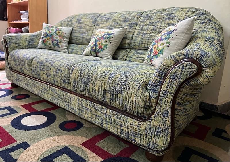 Sofa Set 5 Seater ( 3 seater and 1 seaters) 2