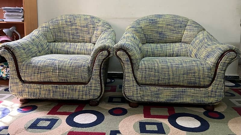 Sofa Set 5 Seater ( 3 seater and 1 seaters) 8