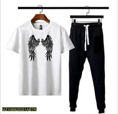 2 pc Micro Polyester Printed T-shirt and Trouser