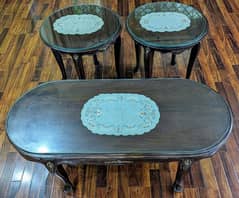 chinioti sheesham wood table set