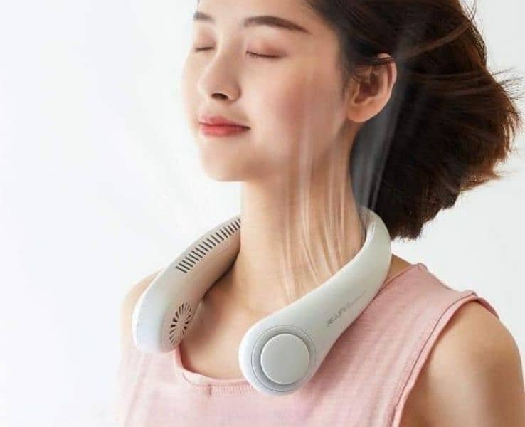 rechargeable and portable neck cooling fan for summer 5