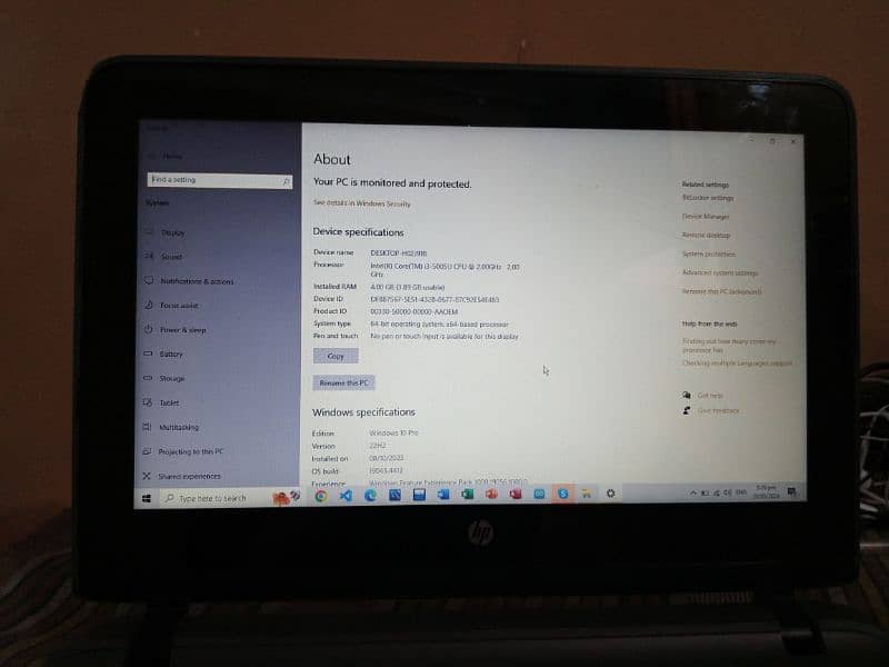 HP laptop 12