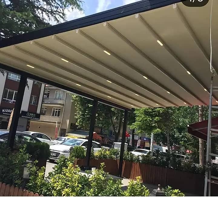 Pvc Tensile fabric shade expert /Car parking shade /Car porch shade 7