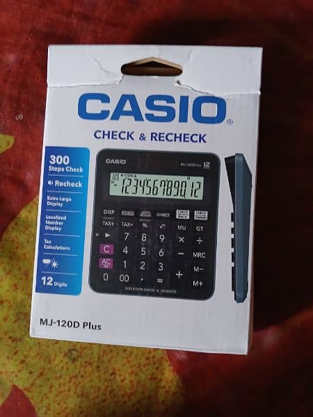 CasioCasio MJ 120D Plus 300 Steps Re Check Desktop Calculato 1