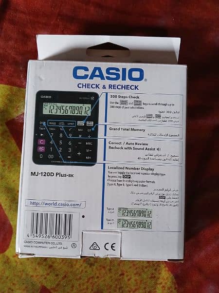 CasioCasio MJ 120D Plus 300 Steps Re Check Desktop Calculato 2