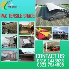 Pvc Tensile fabric shade expert /Car parking shade /Car porch shade