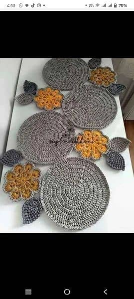 handmade crochet wool work 8